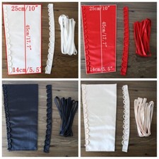 3pcs Set Satin Corset Kit