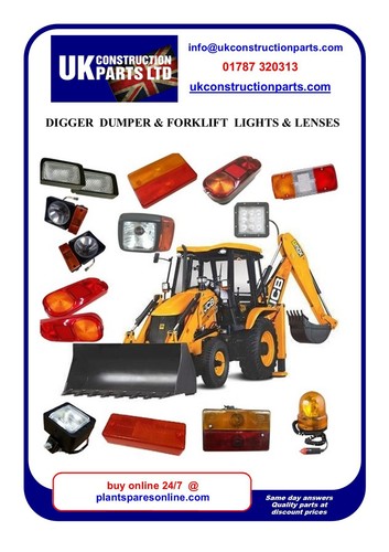 Mini digger lights and - digger, lenses