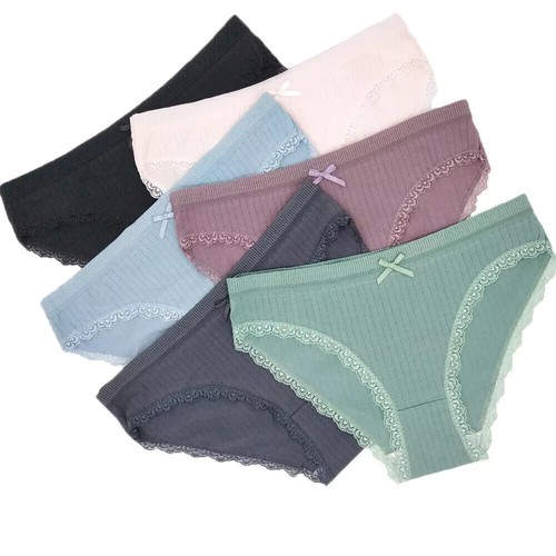 Pack womens cotton knickers - 6,