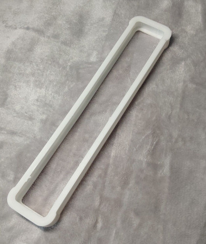 White brush bumper - white, designed