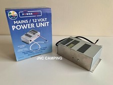Caravan Motorhome Mains 12v volt Power Supply & Battery Charger 10A PO116