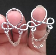 2 x Doble Chain Nipple Ring