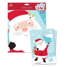 Christmas Santa Sacks - Pack