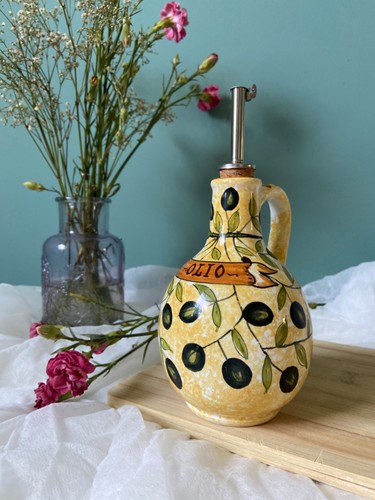Hand painted italian ceramic - painted,
