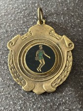 Vintage Irish FEIS Dancing & Music Bronze & Enamel Medal/Fob/Pendant