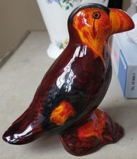 Beautiful Anita Harris Puffin Limited edition 5/30 Gold signature pottery Puffin
