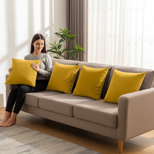 Velvet cushion covers - velvet,