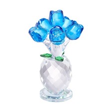 Crystal Rose Ornament - 3D Red