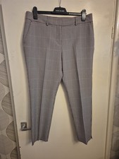 Ladies BNWOT 'Dorothy Perkins' Tapered Leg Houndstooth Print Trousers. Size 14