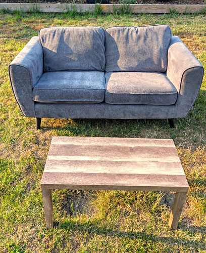 Grey seater sofa 100 - sofa, 100%