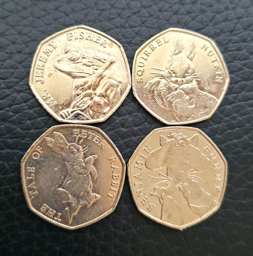 Beatrix potter coins peter - beatrix,