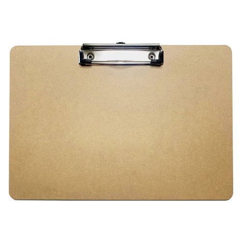 Wooden horizontal clipboard - a4,