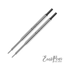 Papermate Compatible Ballpoint Pen Refill Lubriglide Medium - Black - TWIN PACK