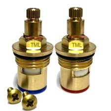 Bristan Echo (Pre 2022) Tap Cartridge Valve Pair Easyfit 20 Spline 47mm Tall