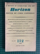 Horizon Magazine April 1949 Aldous Huxley John Betjeman Augustus John