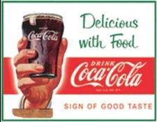 Coca Cola Delicious with Food