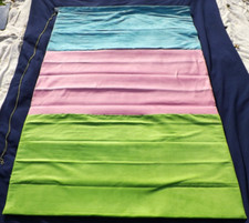 Custom made Roman Blind in Alcantara fabric complete with cassette and chain (C)