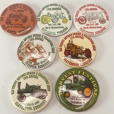 7 Pinback Buttons Old Trusty