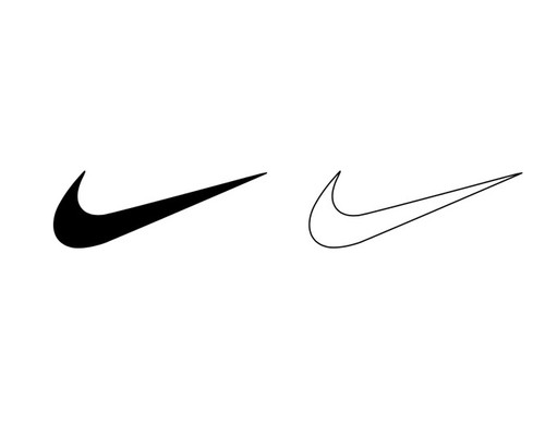 Black white nike - x1,