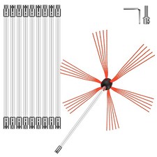 33FT Chimney Cleaner Sweep Kit