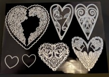 Set of 7 Heart Cutting Dies