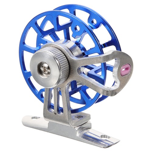 Blue aluminum fly - fly, reel