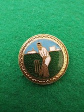 Vintage Cricket Sports Badge