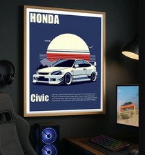 Honda Civic Type R Poster