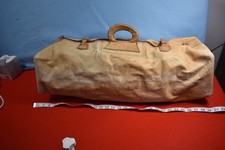 Vintage leather holdall - vintage, travel