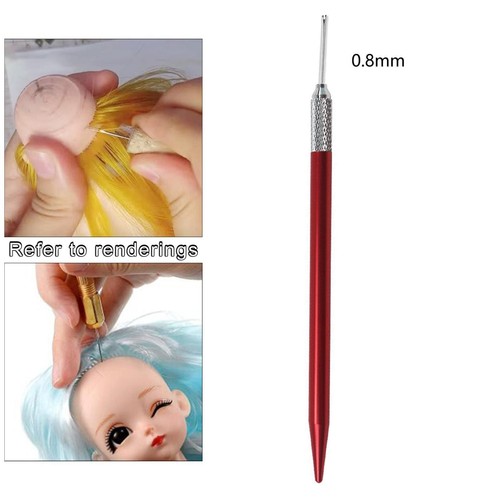 Doll wig making - wig,