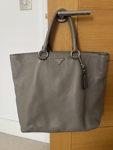 Authentic prada large taupe - prada,