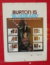BLUEBEARD ORIGINAL 1972 ROLLED US CINEMA POSTER Richard Burton Raquel Welch
