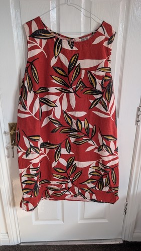 Linen womens brown floral - womens,
