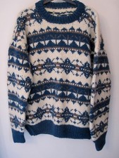 MEN'S Sz XXL WOOL HAND KNIT