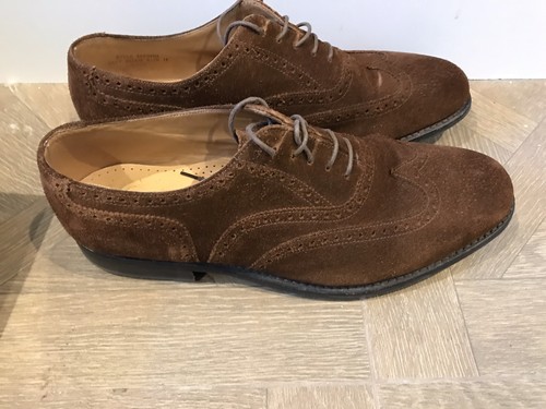 Used loake 302srg brown - brown, suede