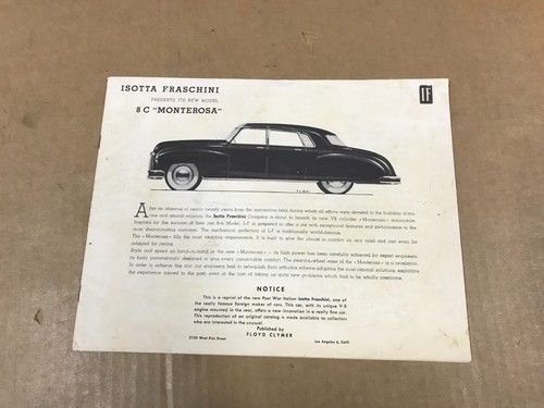Vintage isotta fraschini - isotta,