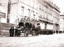 Horse drawn hearse Antwerp