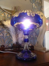 VINTAGE BOHEMIAN COBOLT BLUE