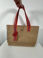 Amanda Wakeley For Sainsburys Canvas Red & Blue Poppy Bag Tote