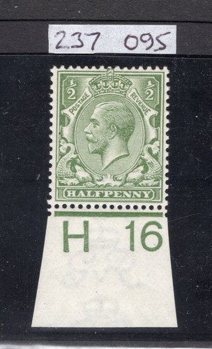 1912 pale olive green - 1/2d,