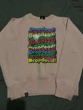 Drop Dead stacked logo jumper