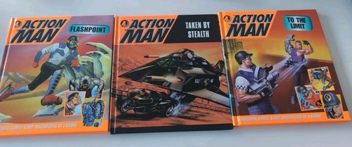 Vintage action man hardback - action,