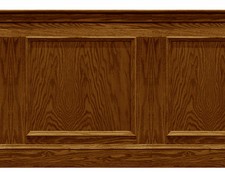 Dolls house wallpaper wainscot - dolls,