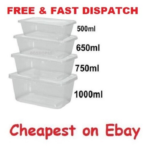 Plastic food containers clear - containers,