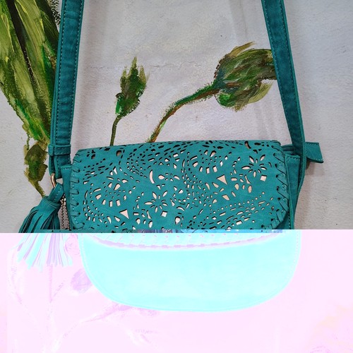 Big buddha turquoise crossbody - big,