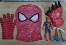 Spider Web Target Dart Gun Blaster Spider-Man Mask Glove Kids Role Play Costume 