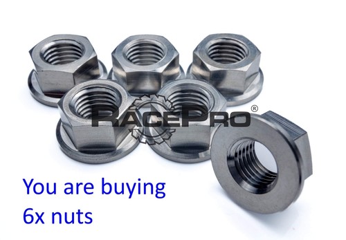 Triumph titanium sprocket nuts - titanium,