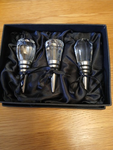 Set clear faceted glass - 3,