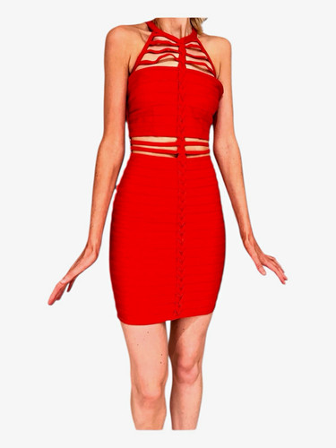 Women red halter - women’s,