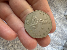 1988 Gibraltar 50p Fifty Pence Coin